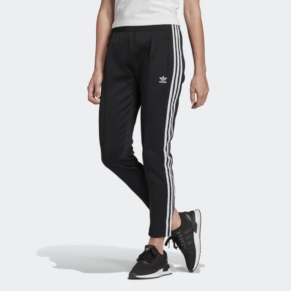 ADIDAS WOMENS SUPERSTAR SLIM TRACK PANTS - Picture 1 of 6